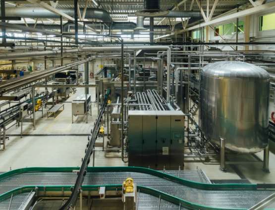 Food processing equipment space