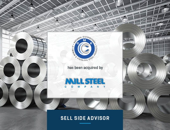 Stout advised on sale of Cleveland Metal Exchange to Mill Steel Co.