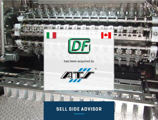 Stout Advises DF Group on Sale to ATS Automation Tooling Systems tombstone