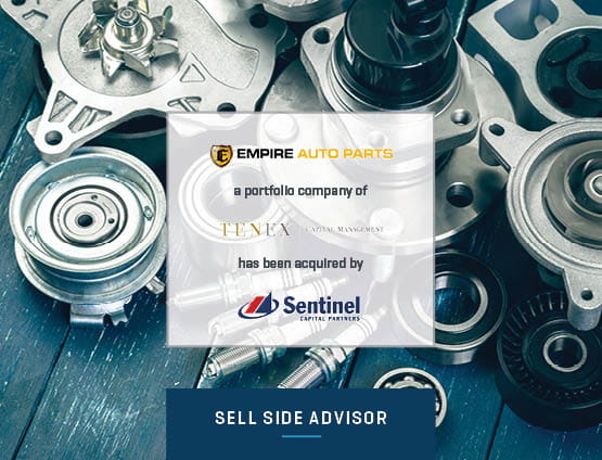 Co-financial advisor to Empire Auto Parts on its sale to Sentinel Capital Partners
