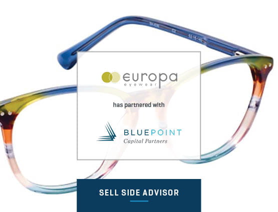 Stout Advises Europa Eyewear on Partnership with Blue Point Capital Partners
