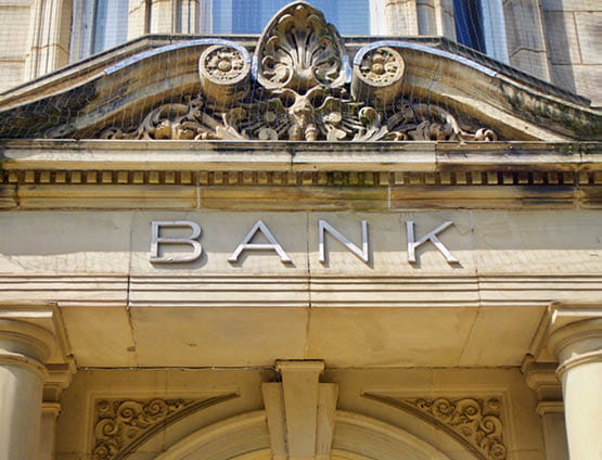 Front of Bank Building
