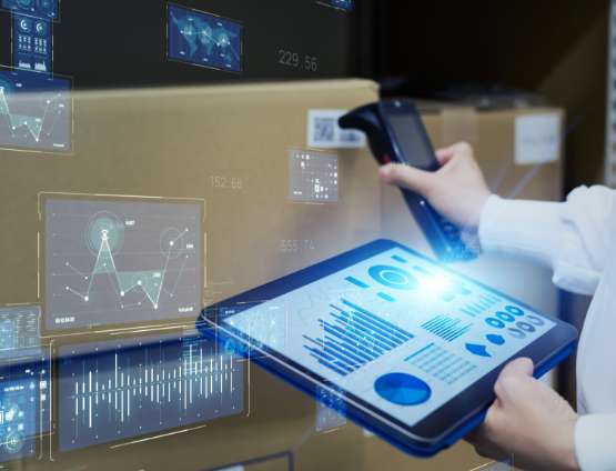 inventory manager using a barcode scanner for electronic inventory