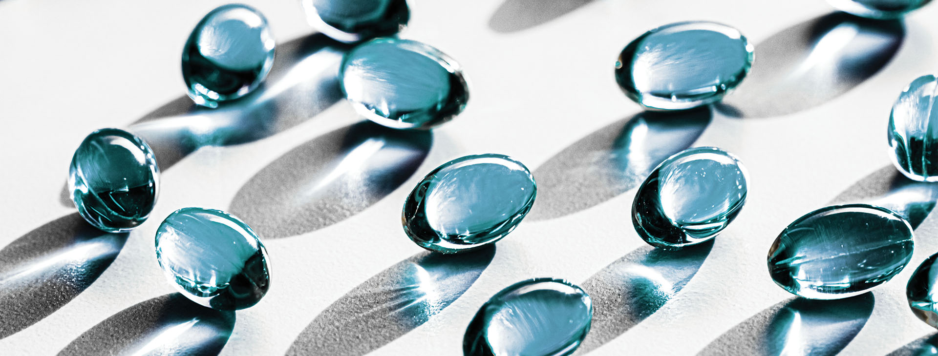 image of blue pill capsules