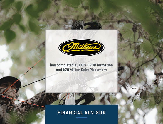 Stout has advised Mathews on the establishment of an employee stock ownership plan