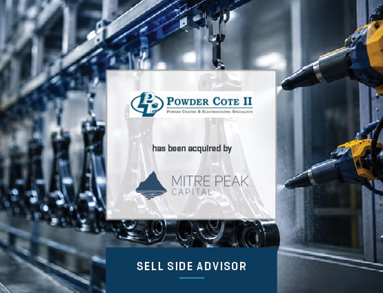 Stout served as the exclusive sell-side financial advisor to Powder Cote II in connection with its sale to Mitre Peak.