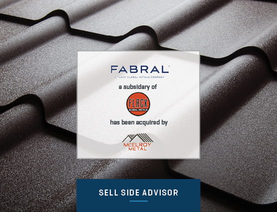 Stout served as the exclusive sell-side financial advisor to Flack Global Metals in connection with the sale to McElroy Metal Mill.