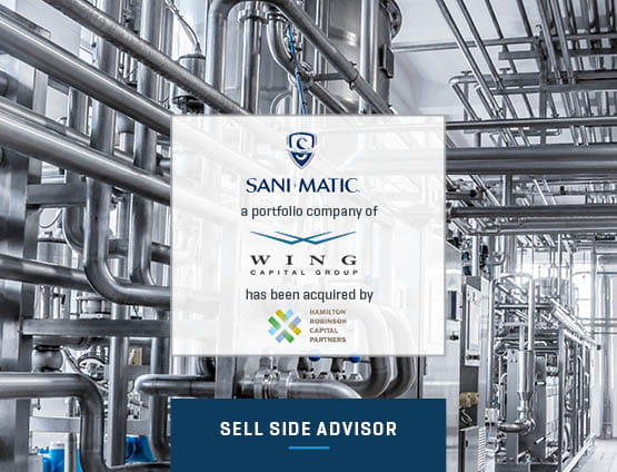 Stout advised Sani-Matic on sale to Hamilton Robinson Capital Partners