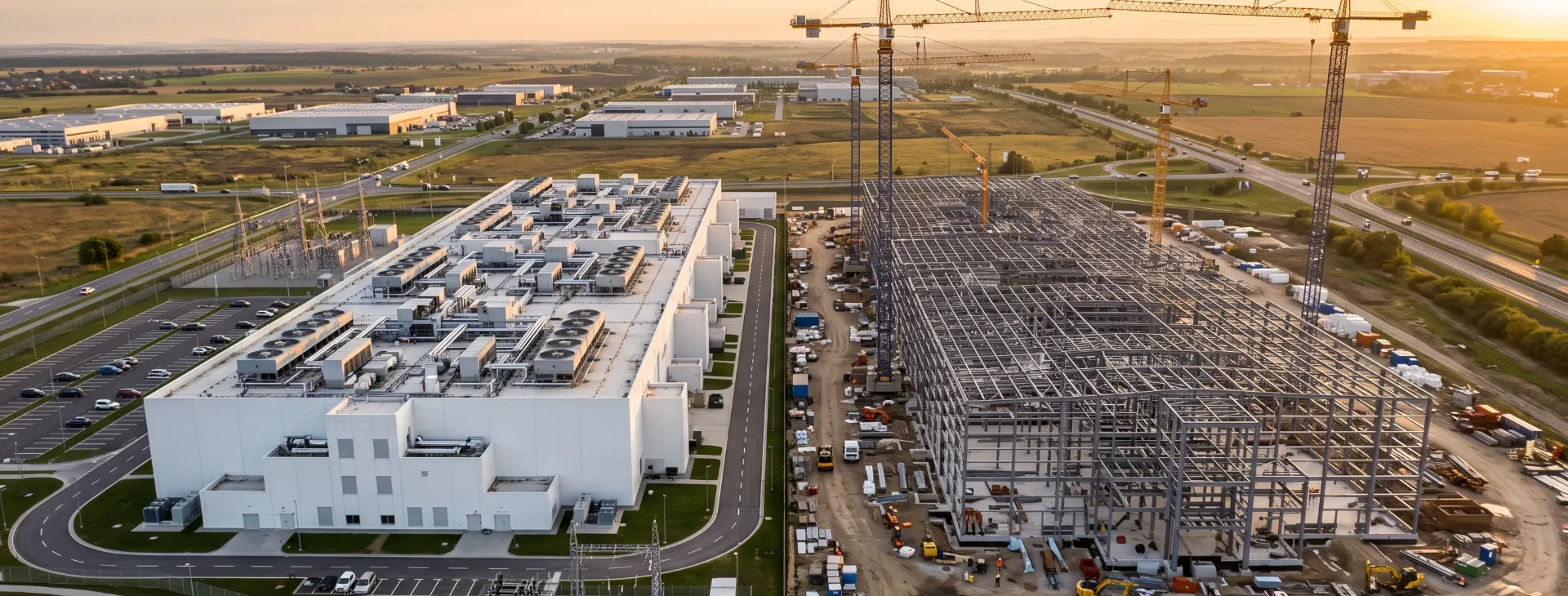 Provided valuations for data center investment