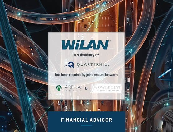 Stout Advises Quarterhill Inc. on the sale of WiLAN to Owlpoint IP Opportunities JVF LP