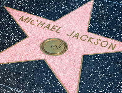 Michael Jackson star on Hollywood Walk of Fame