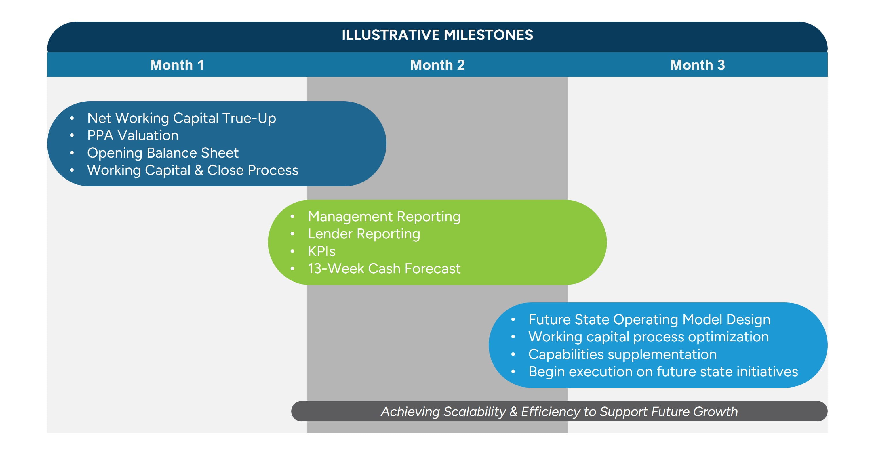 Illustrative Milestones