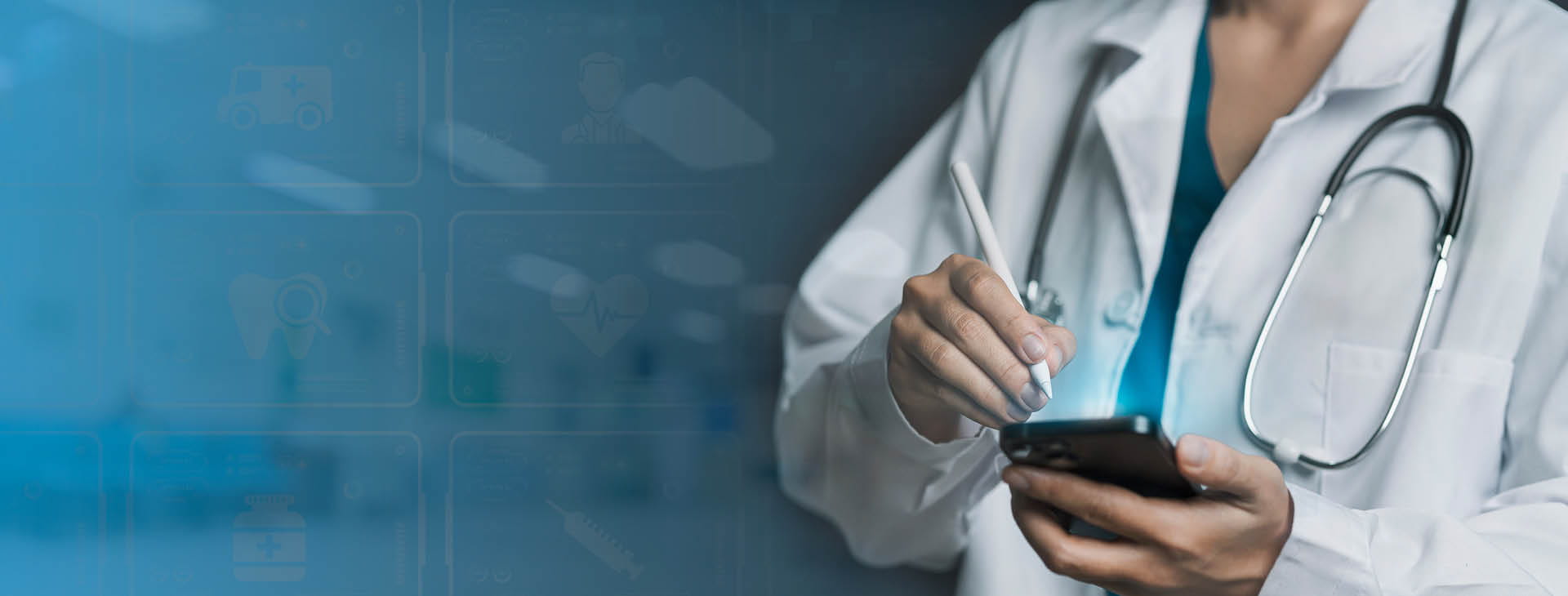 doctor and phone