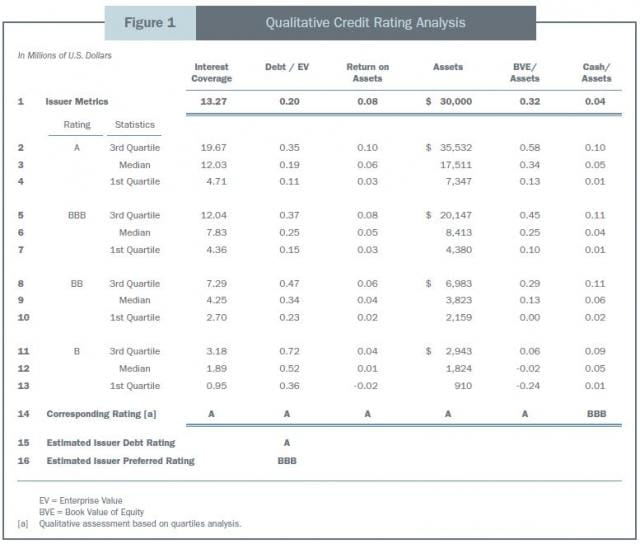 Qualitative Credit Rating Analysis