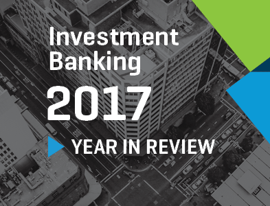 Attività del gruppo Investment banking di Stout nel 2017
