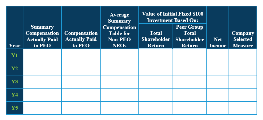 annual compensation reporting table