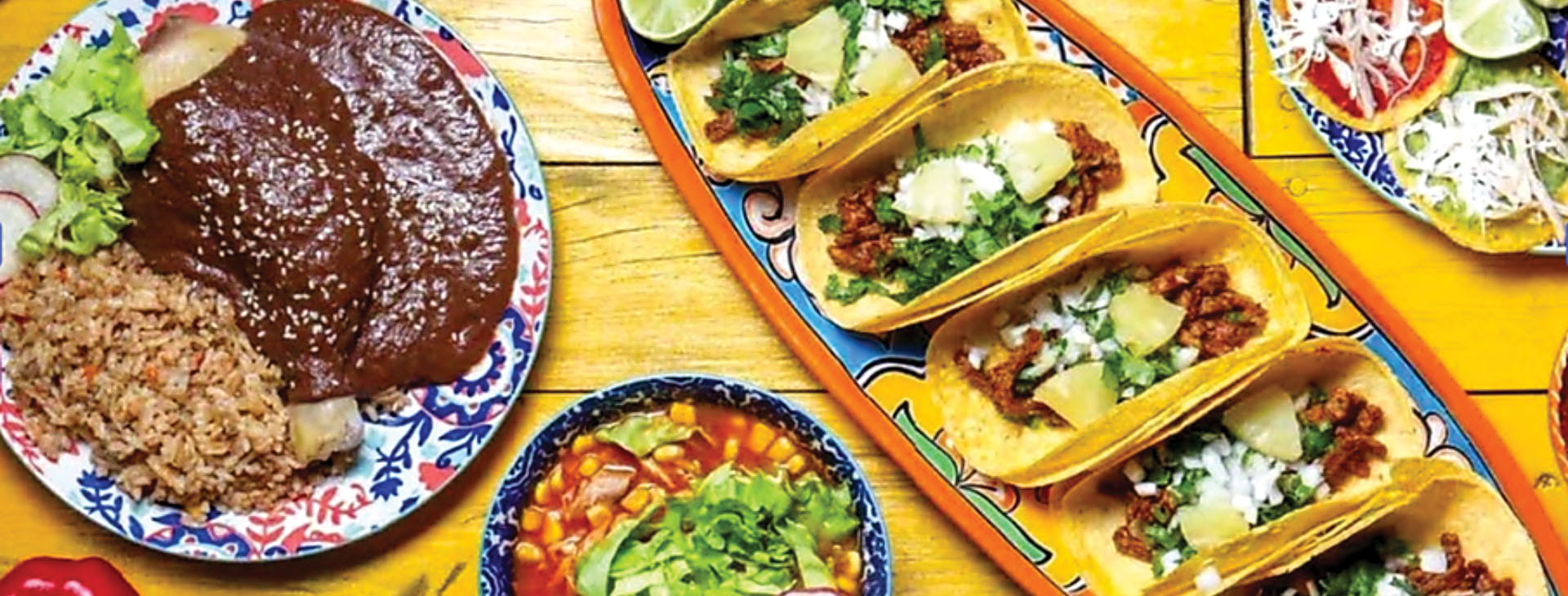 image of traditional Hispanic dishes