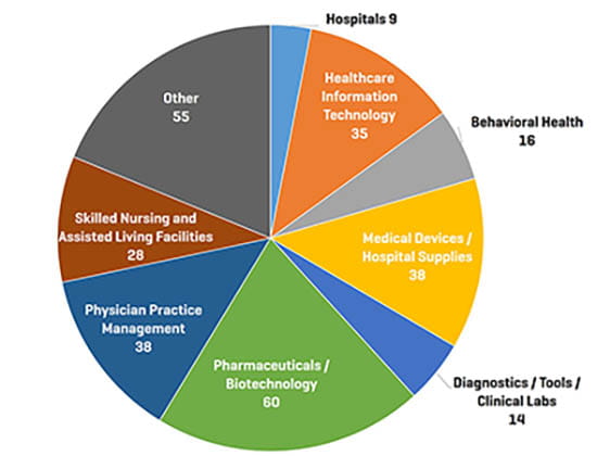 Healthcare Q2 2020 MA Transactions by Segment