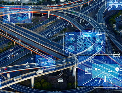 image of intelligent transportation system technology