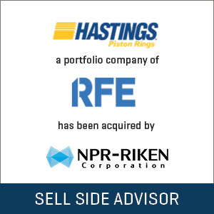 Stout Advised Hastings Manufacturing Company on its Sale to NPR-Riken Corporation