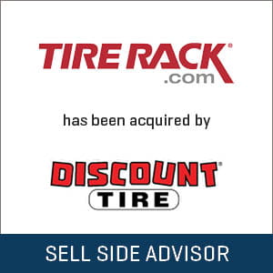 Stout advises Tire Rack on its sale to Discount Tire