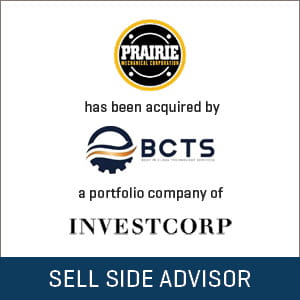 Stout Advises Prairie on Sale to Best in Class Technology Services