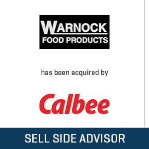 Warnock Food Products has been acquired by Calbee