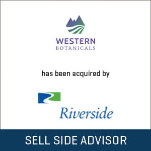 Western Botanicals has been acquired by Riverside