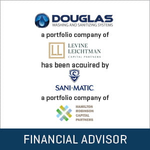 Stout advises Douglas Machine on its sale to Sani Matic