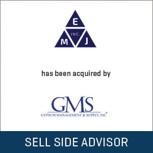 Stout Advises EMJ on Sale to GMS