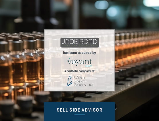 Stout Advises Jade Road Design & Sourcing on Sale to Voyant Beauty