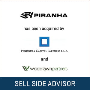 Stout advises Piranha to Peninsula Capital Partners and Woodland Partners