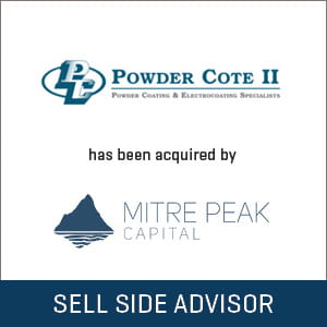 Stout has advised Powder Cote II, Inc. on its sale to Mitre Peak Capital