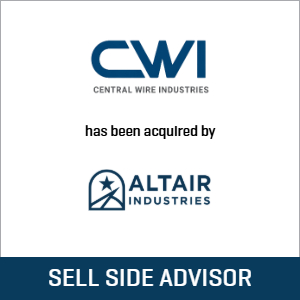 Stout advised Central Wire Industries on its sale to Altair Industries