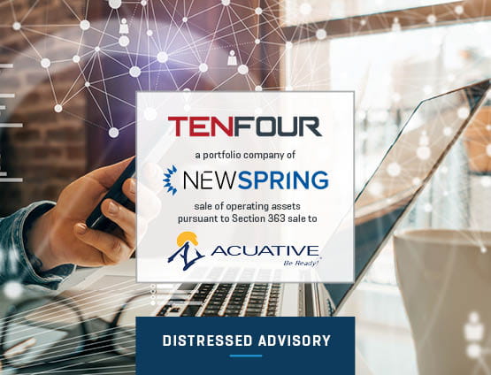 Sale of TenFour to Acuative